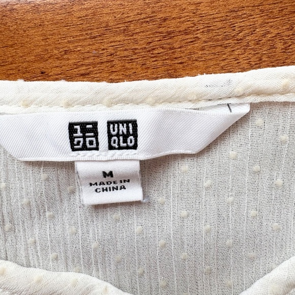 Uniqlo Button-Down Front Pintuck Midi Dress M Tie-Waist - Picture 6 of 15